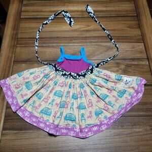 Kids Fly Too by K Pea Infant Americana Tank Dress - Size 24M